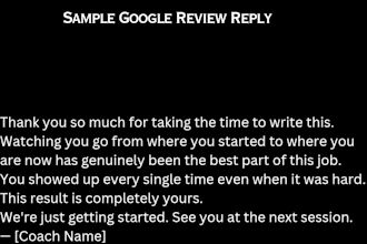 write instagram captions, emails and review replies for fitness coaches