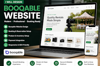 build a booqable online rental website, online booking service