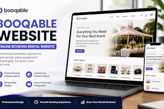 build a booqable online rental website, booqable online booking rental website
