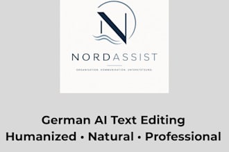humanize and edit german ai generated text