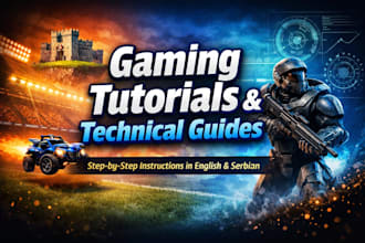 write gaming tutorials and technical guides