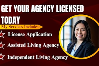 get license for assisted living and independent living agencies in ca, tx and oh