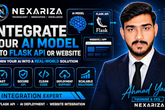 integrate your ai model into a flask API or website