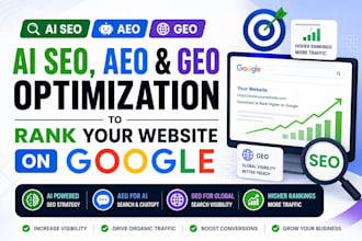do ai SEO, aeo and GEO optimization to rank on google