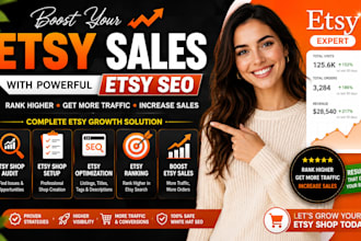 boost etsy sales with etsy SEO etsy shop audit  etsy optimization etsy ranking