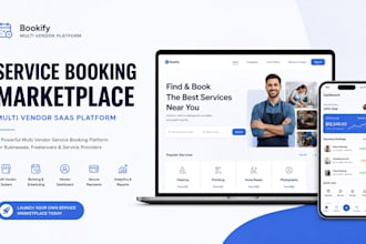 create scalable service booking marketplace platform with vendor management