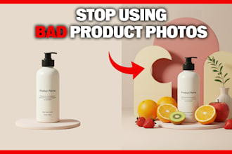 use an ai image generator to create realistic product photos