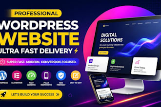 design or redesign wordpress website, landing page expert