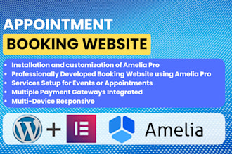 create an online appointment booking system with amelia wordpress plugin