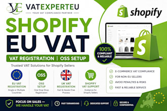 do shopify eu vat registration, oss setup, and UK vat