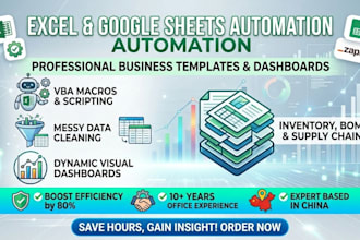 create automated excel templates for business