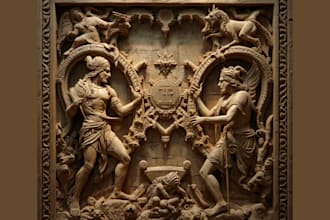 create a 3d bas relief for a 3d printing