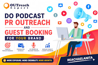 do podcast PR outreach and guest booking for your brand