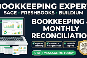 do sage freshbooks buildium dental bookkeeping monthly reconciliation