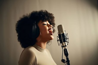 be your male rnb singer and record soulful pop vocals
