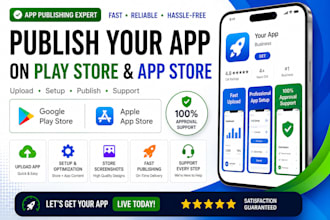 publish app on play store, app store and manage google play console