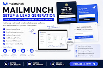 setup mailmunch email marketing mailmunch pop up form mailmunch lead generation