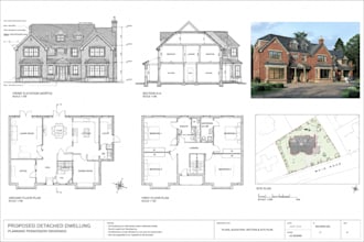be your professional architect and draw UK planning permission drawings