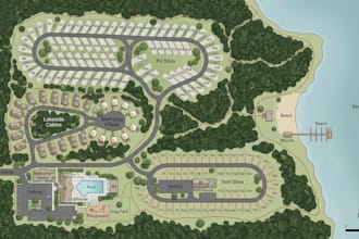design custom campground master plans and rv park layouts