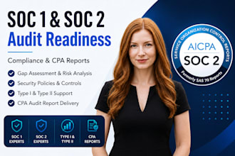 perform soc 1 and soc 2 audit and provide cap audit report