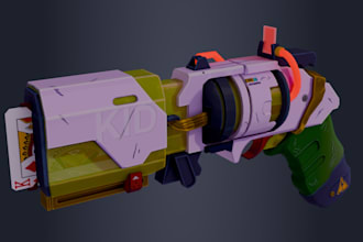 create stylized game ready props