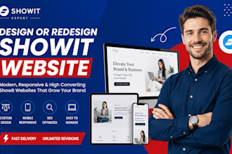 showit website design, redesign showit website, showit website design