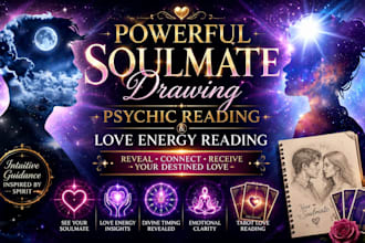create a powerful soulmate drawing psychic reading and love energy reading