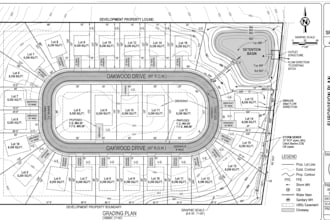 draw site plan, plot plan, grading plan, subdivision plan for city permit