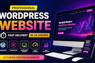 design or redesign wordpress website, landing page expert