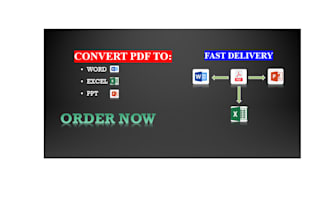 convert PDF to word excel and powerpoint professionally