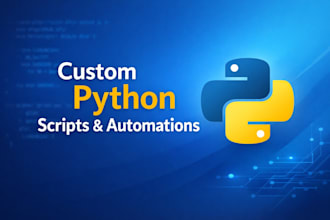 create custom python scripts