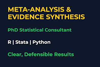 perform meta analysis for systematic reviews using r and stata
