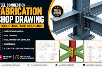 do steel connection drawing fabrication detailing steel structure shop drawing