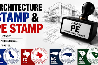 do architectural drawing floor plan pe stamp for texas, california city permit
