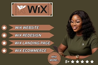 do custom wix website design redesign wix website wix ecommerce redesign