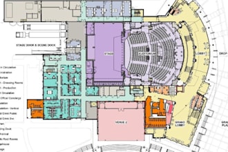 design modern church floor plan and space planning layout