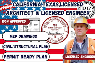 licensed architect, california licensed engineer, licensed engineer in texas fl