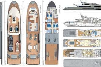 design yacht, boat and ship for fabrication and class approval