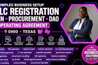 do llc registration ein procurement dao operating agreement in wyoming texas