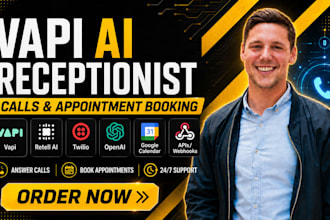 vapi ai agent ai receptionist appointment booking agent retell ai calling agent