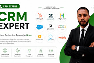 setup and automate salesforce hubspot zoho zendesk monday freshsales CRM