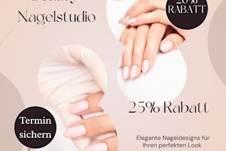 modern social media  posts for beauty and skincare
