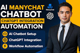 integrate ai chatbot with manychat and chatgpt