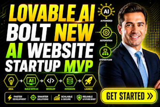 build lovable ai, bolt new, ai website and startup mvp