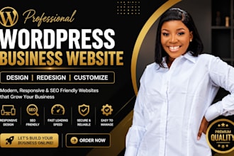 create wordpress business website, wordpress website design