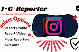 dmca takedown instagram mass report bot, ig banning bot, tktok bulk report bot