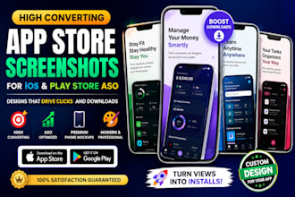 design awesome app screenshots for play store and app store