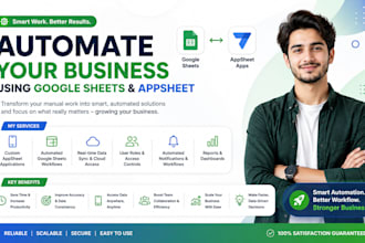 automate your business using google sheets and appsheet apps