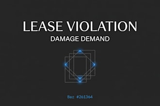 draft a lease violation notice or tenant damage demand letter
