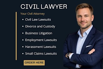 be your civil litigation lawyer for contract, property, and business disputes